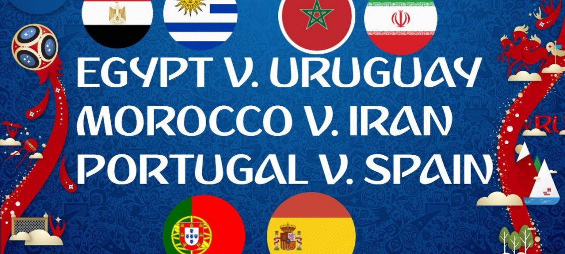 Portugal vs Spain, Morocco vs Iran, Egypt vs Uruguay FIFA World CUP 2018, Free Live Streaming